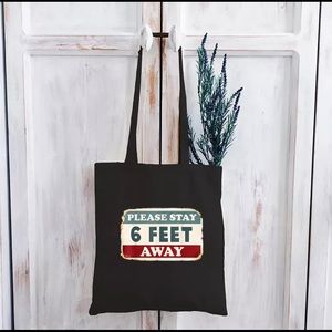 🔥🔥Anti Social Distance 6 Ft Away Tote Bag New